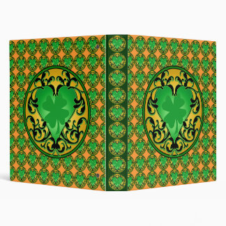 St. Patrick's Heart Lucky Charm Binder