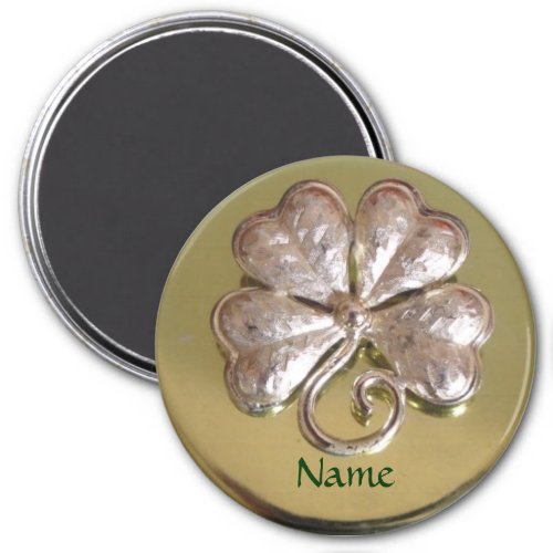 St Patricks Irish Last Name Magnet Gold Magnet
