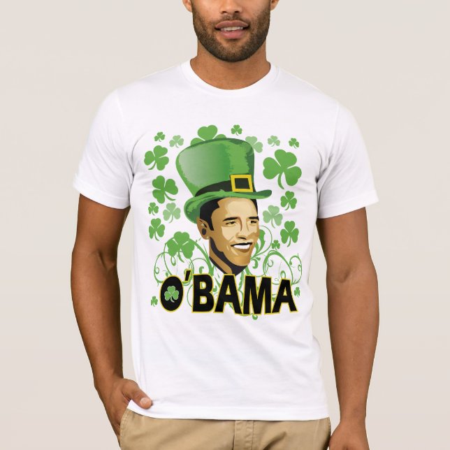 St Patrick's Irish O'Bama T-Shirt (Front)