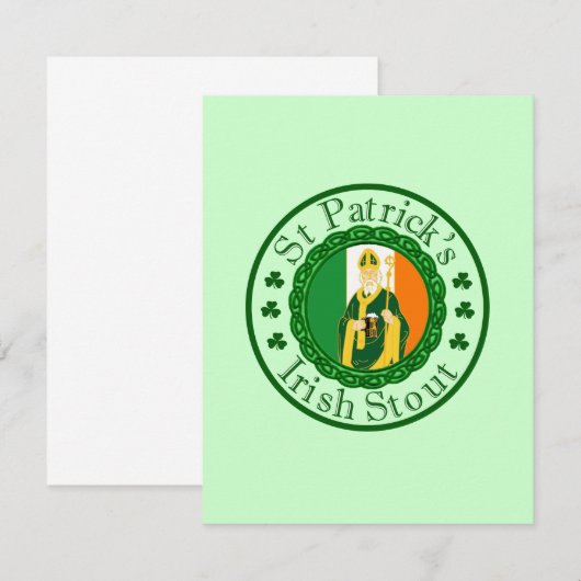 St. Patrick's Irish Stout (Front/Back)