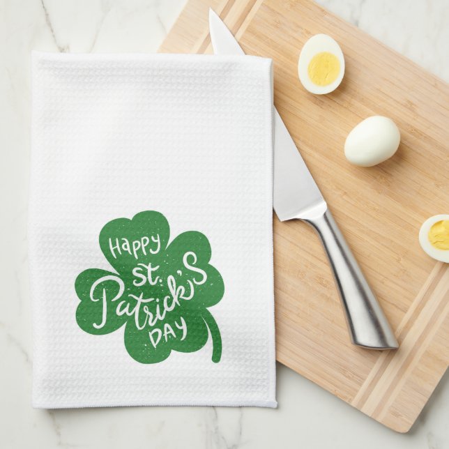 St. Patrick's Kitchen Towel (Quarter Fold)