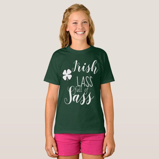 St Patricks Lass Shirt (Front Full)