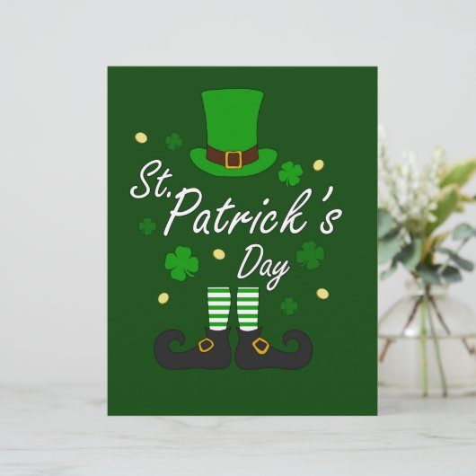 St Patricks Leprechaun (Standing Front)