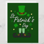 St Patricks Leprechaun (Front/Back)