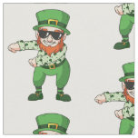 st patricks leprechaun flossing dancing fabric