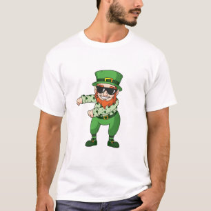 st patricks leprechaun flossing dancing T-Shirt