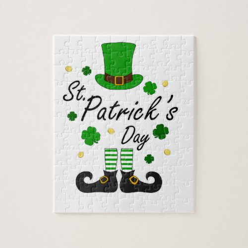 St Patricks Leprechaun Jigsaw Puzzle