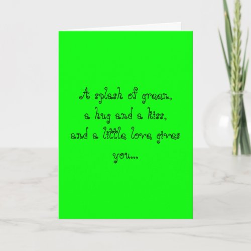 StPatricks love Card