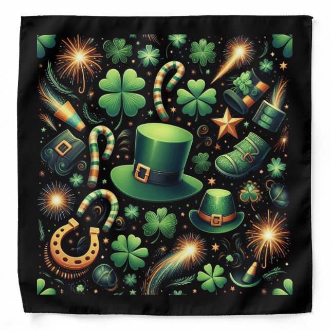 St. Patrick's Luck Bandana (Front)
