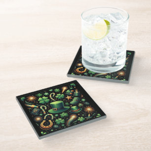 St. Patrick's Luck Glass Coaster