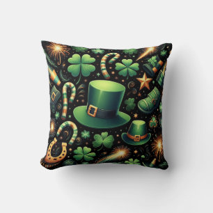 St. Patrick's Luck Throw Pillow