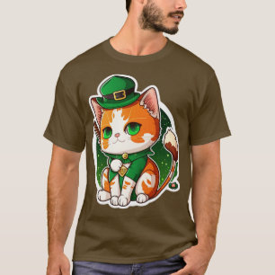 St Patricks Lucky Cat T-Shirt