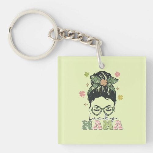 St Patricks Lucky Mama Keychain