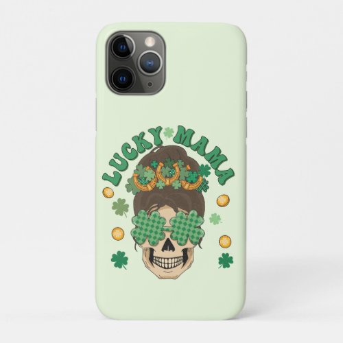 St Patricks Lucky Mama Skeleton iPhone 11 Pro Case