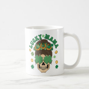 St. Patrick's Lucky Mama Skeleton Coffee Mug