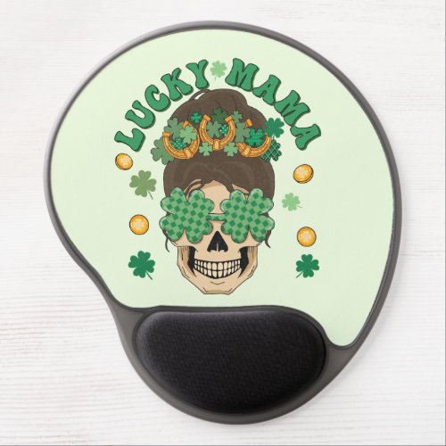 St Patricks Lucky Mama Skeleton Gel Mouse Pad