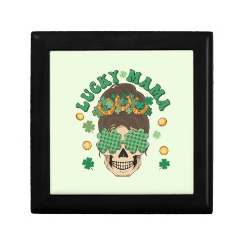 St Patricks Lucky Mama Skeleton Gift Box