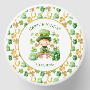 St Patricks Lucky One First Birthday  Mini Candle Favors