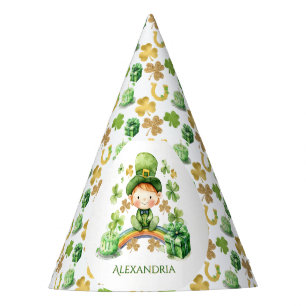 St Patricks Lucky One First Birthday  Party Hat