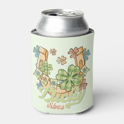 St Patricks Lucky Vibes Can Cooler