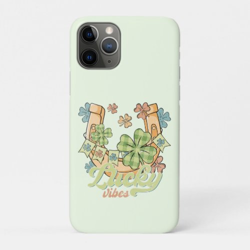 St Patricks Lucky Vibes  iPhone 11 Pro Case