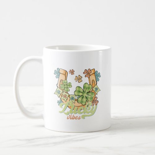 St Patricks Lucky Vibes  Coffee Mug
