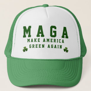 St. Patrick's MAGA Make America Green Again Trucker Hat