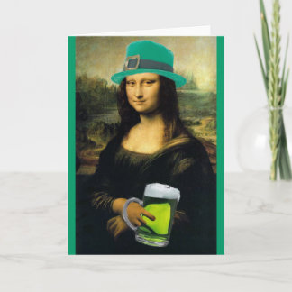 St Patrick's Mona Lisa Card