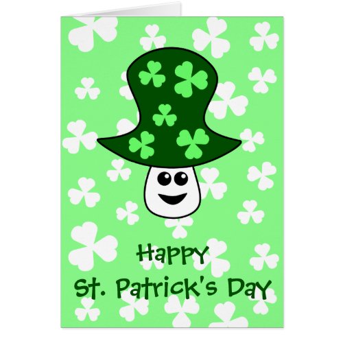 St Patricks Mushroom Card