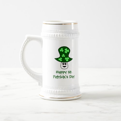 St Patricks Mushroom Stein