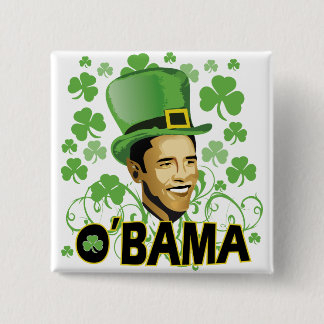 St Patrick's O'Bama 2009 Button