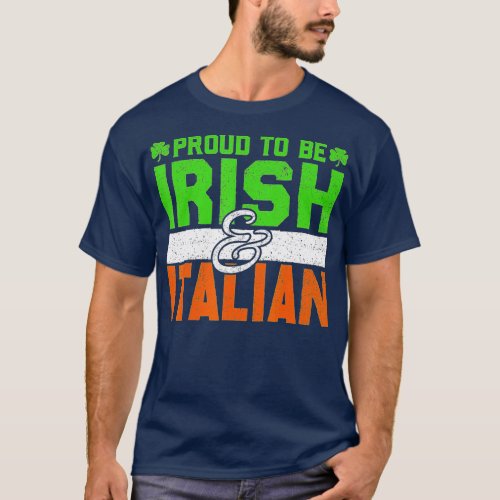 St Patricks Paddys Day Irish Italian Green Shamroc T_Shirt