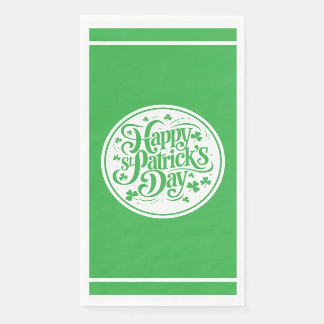 St. Patrick's  Paper Guest Towels (Front)