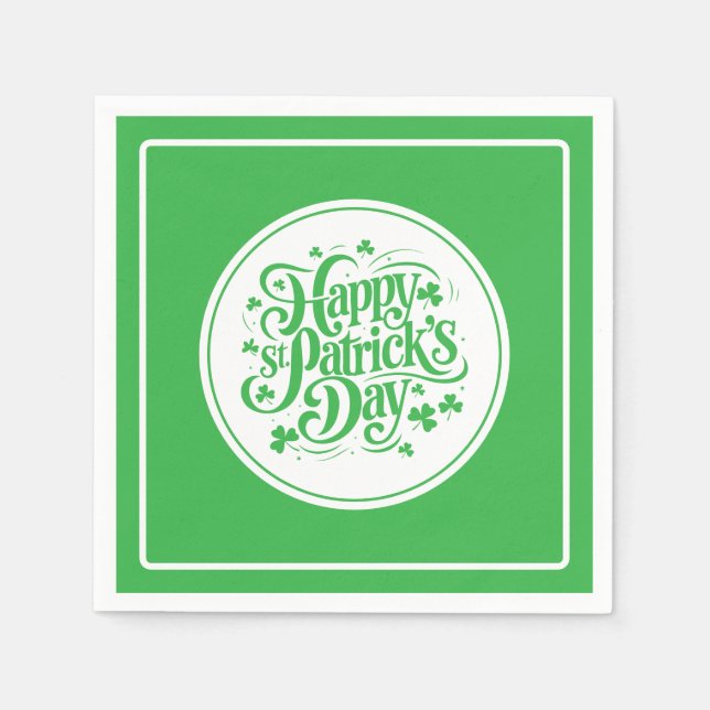 St. Patrick's Paper  Napkins (Front)