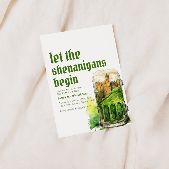 St. Patrick's Patty's Day Party Invitation (Creator Uploaded)