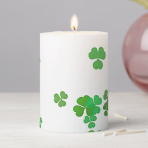 ST. Patrick's  Pillar Candle