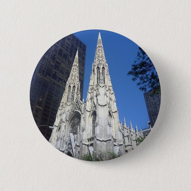st patricks pinback button (Front)