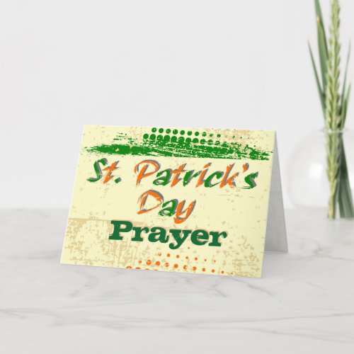 St Patricks Prayer Christ Within Me Card