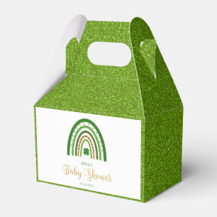St. Patrick's Rainbow Irish Baby Shower Favor Boxes