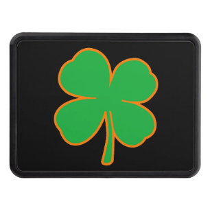 St Patricks Shamrock Irish Colors Hitch Trailer Cover