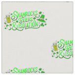st patricks shamrocks beers isolation lockdown fabric