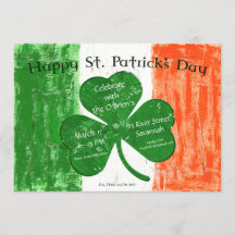 St. Patrick's (St. Paddy's) Day Party Invitation