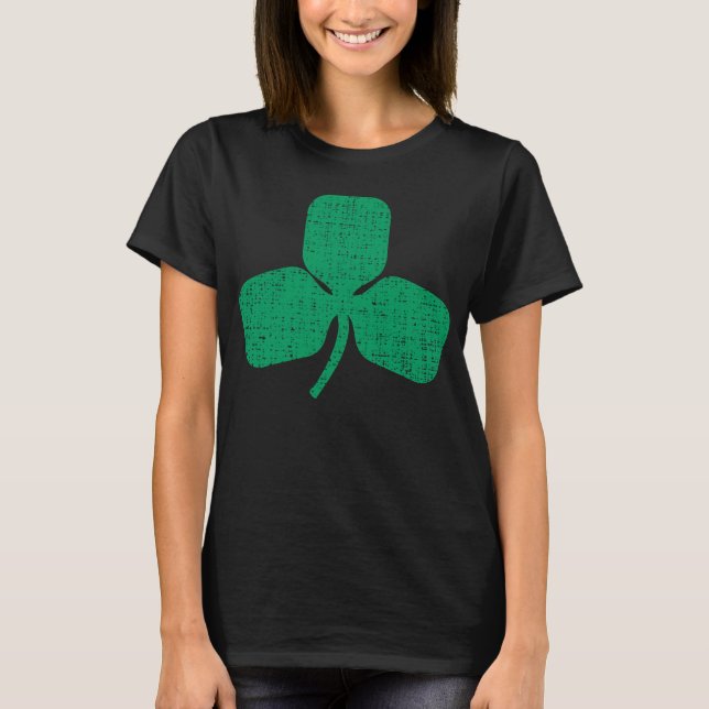 St Patricks St Patty Day Irish American Pickleball T-Shirt (Front)
