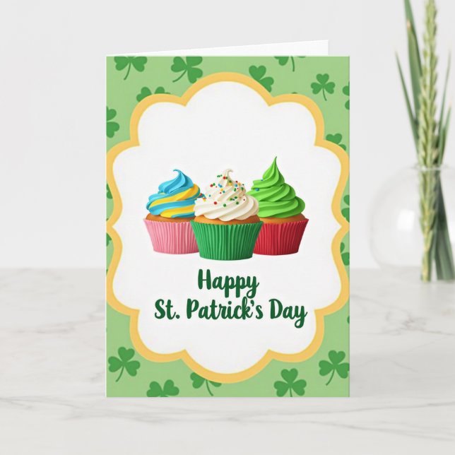 St Patricks Sweet Treat Card (Front)