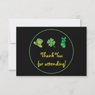 St Patricks theme thank you
