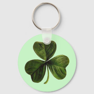 St. Patrick's Three Leaf Clover Keychain