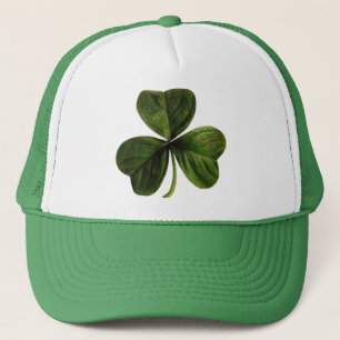 St. Patrick's Three Leaf Clover Trucker Hat