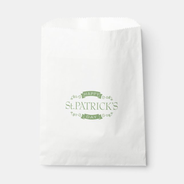 St. Patrick's Treat Favor Bag (Front)