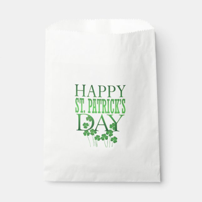 St. Patrick's Treat Favor Bag (Front)