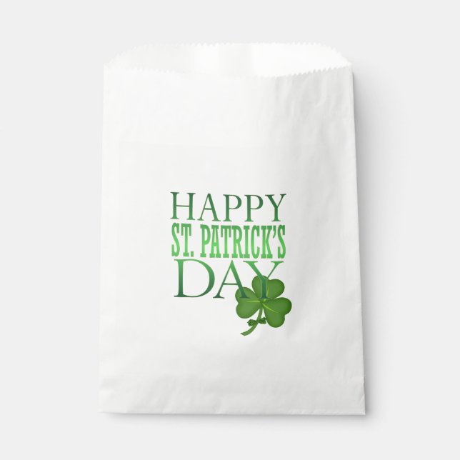 St. Patrick's Treat Favor Bag (Front)